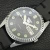 ОТРЕСТАВРИРОВАННЫЕ ВИНТАЖНЫЕ МУЖСКИЕ АВТОМАТИЧЕСКИЕ ЧАСЫ SEIKO 5 ЯПОНИЯ ЧЕРНЫЙ ЦИФЕРБЛАТ a444262-1