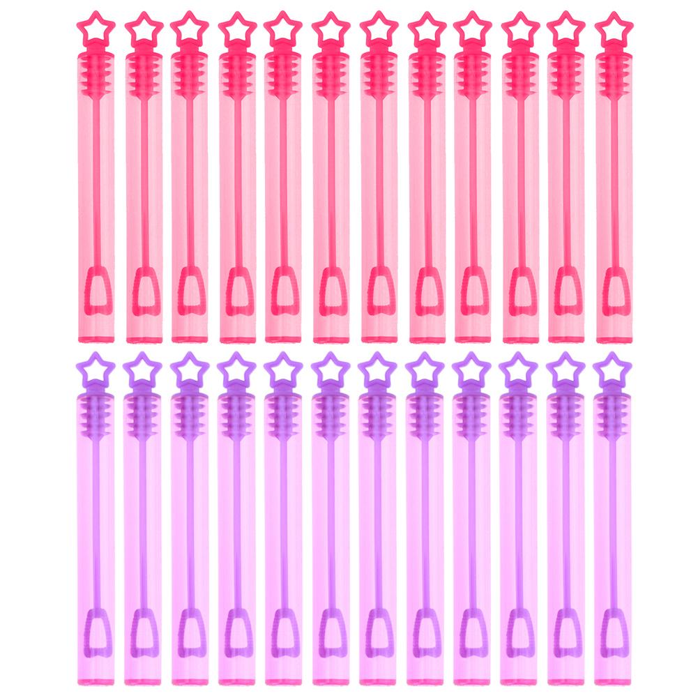 24 шт. детская игрушка «сделай сам» мыльные пузыри пустая палочка трубка для дня рождения свадьба декор для детей праздничный подарок