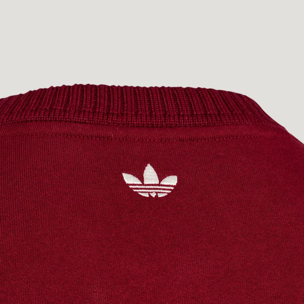 adidas Свитшот с круглым вырезом Originals Crafted 'Collegiate Burgundy' KU1423