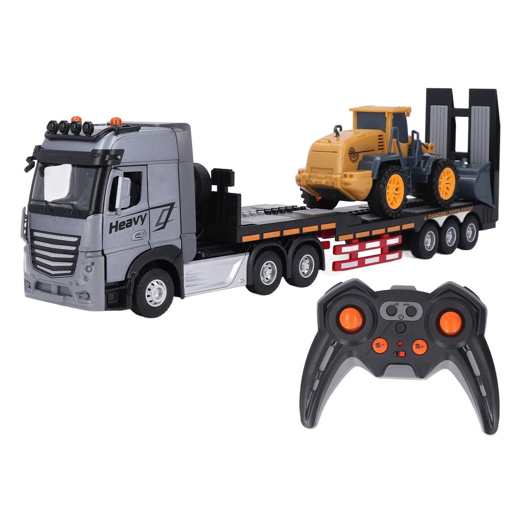 Детский однослойный игрушечный транспортный грузовик с 9 каналами, светом и музыкой, игрушечный транспортный автомобиль с открывающейся дверью