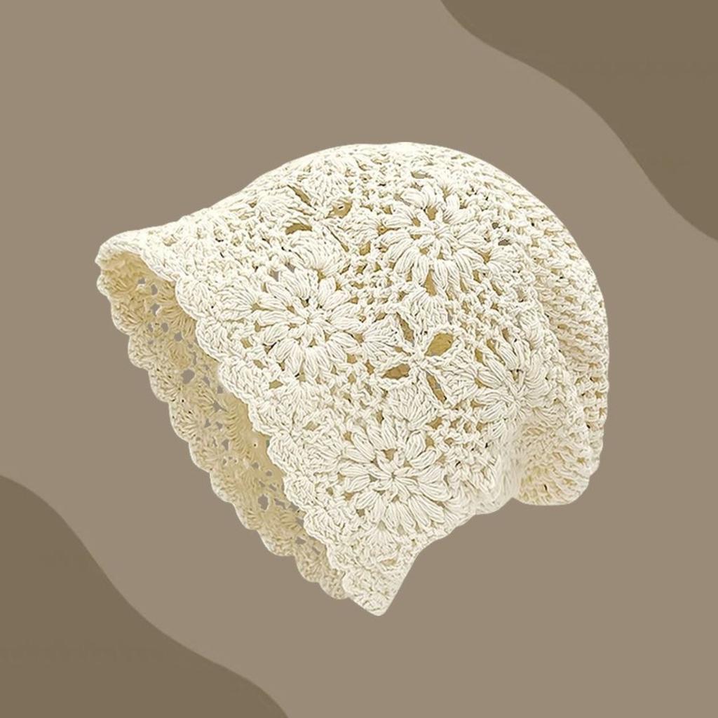 Тонкая полая вязаная шапка ручной работы, модная тонкая шапка для женщин летом