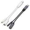 Кабель-адаптер USB C на наушники и зарядку 2 в 1 PD100W Быстрая зарядка Type C на переходник для наушников