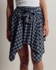 Checkered Skirt-shorts 4000 Blue