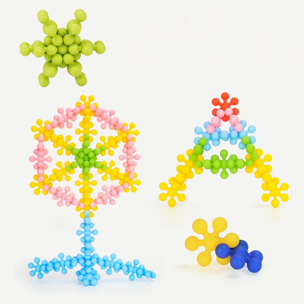 Kindergarten Boys and Girls Assemble Plum Blossom Building Blocks Children'S Puzzle and Early Education Assembly Toys
