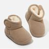 BicoBico Snow Cotton Снежные ботинки для малышей и уличная обувь на липучке SC015YE18 Детские ботинки, для девочек, теплые, мягкие, нескользящие, легкие, застежка,