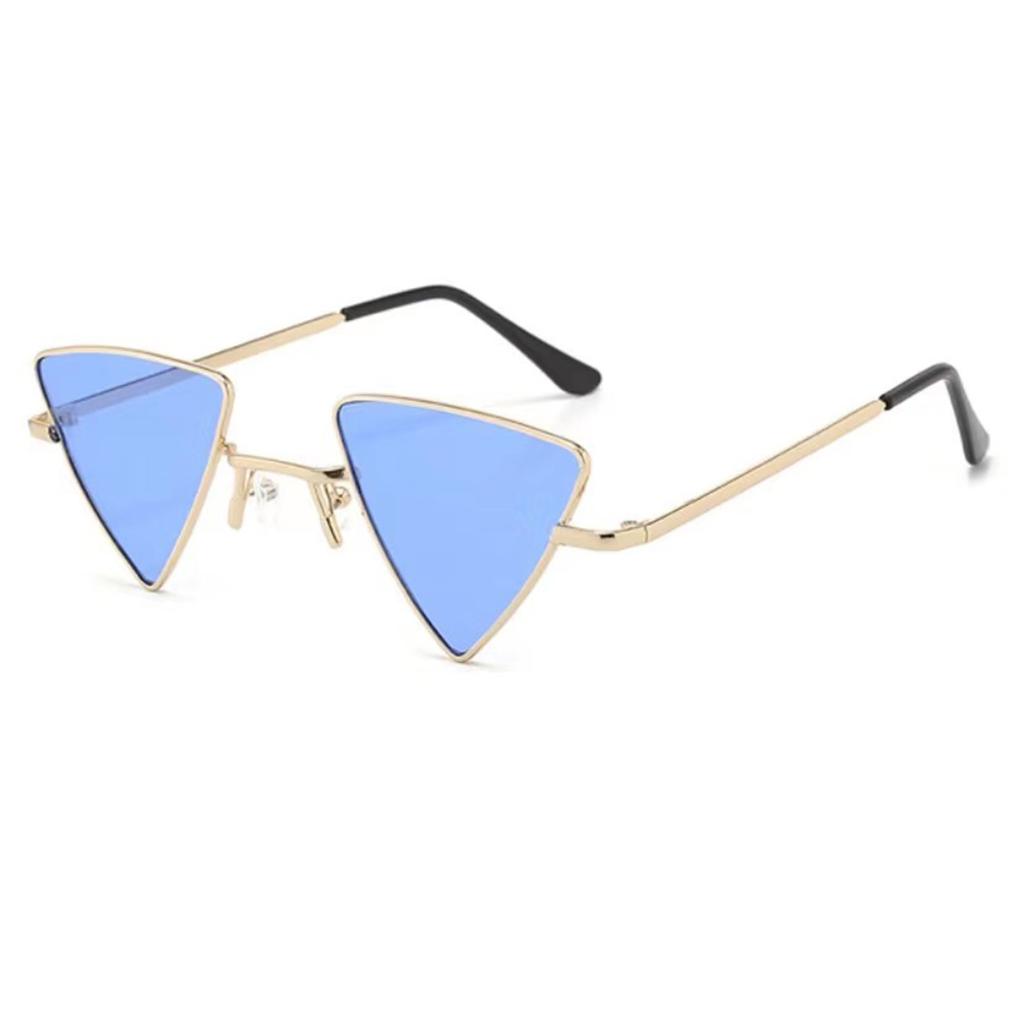 Мужские солнцезащитные очки, модные женские очки, универсальные панковские треугольные солнцезащитные очки.