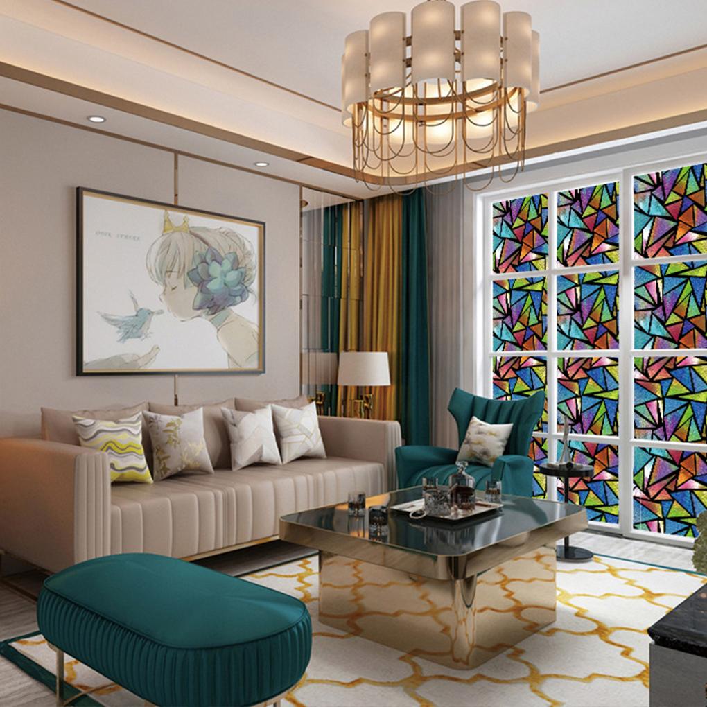 Пленка для окон из ПВХ защищает конфиденциальность и добавляет элегантности пространству. Декоративная пленка для оконного стекла.