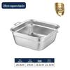 Yunduo Stainless Steel Rectangular Perforated Colander
