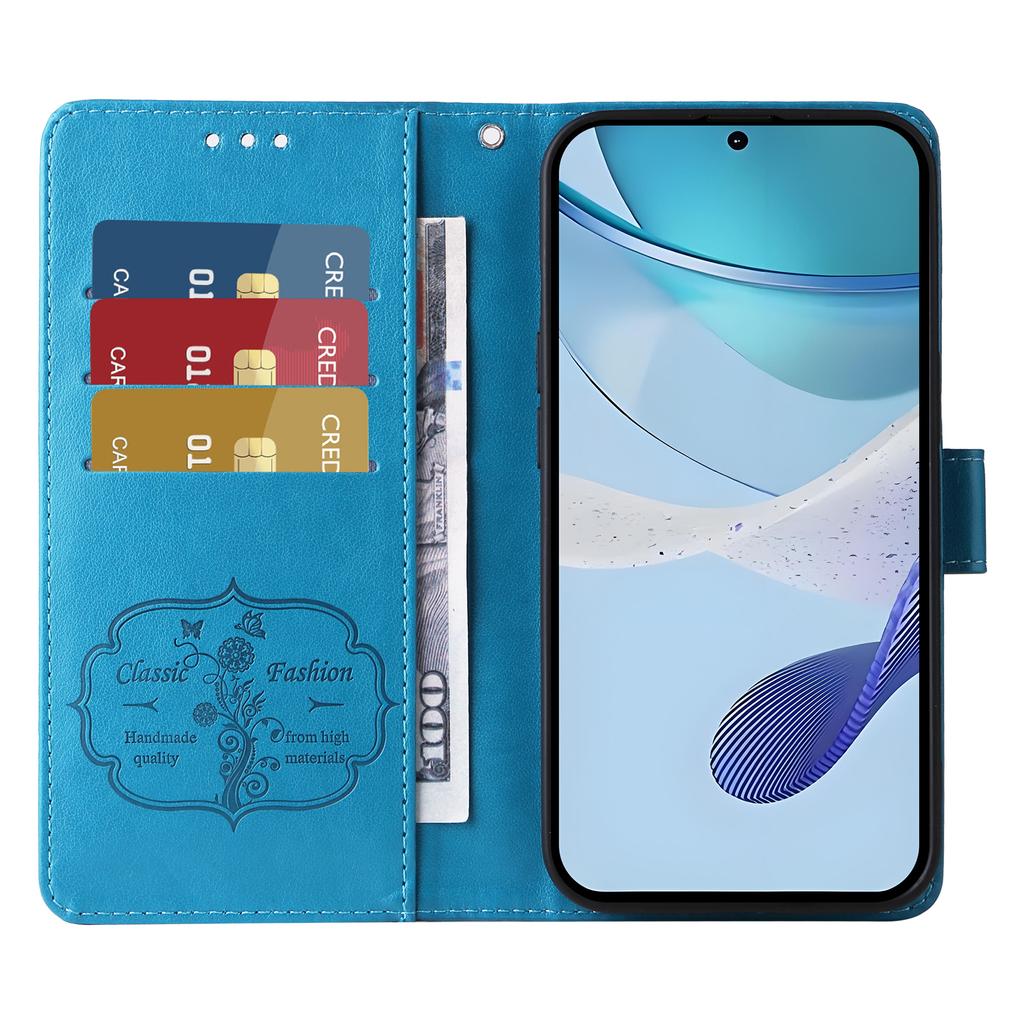 For Oppo A5 5G/4G/Realme C75 5G/C75 4G/C73 5G/C71 4G/14x 5G Case Butterfly Floral Imprint Wallet Stand Leather Phone Cover