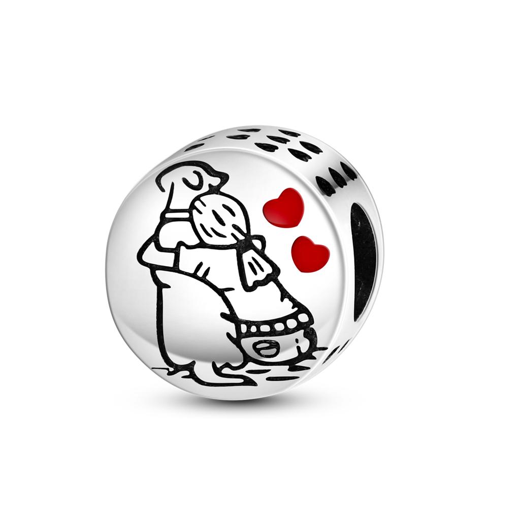 Собака Питомцы Шармы Медь Собачья Лапа Французский Бульдог Кости Бусины Подходят Оригинальному Браслету Сделай Сам Изящные Ювелирные Изделия