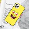 JS41 Cut SpongeBob Black Soft Case for Xiaomi Poco X6 X4 M5 M6 F5 F6 C65 C55 C50 C51 C40 Pro Redmi 14C A3X 13C 12C 11T 10A 9C Note 7 6 8A Plus