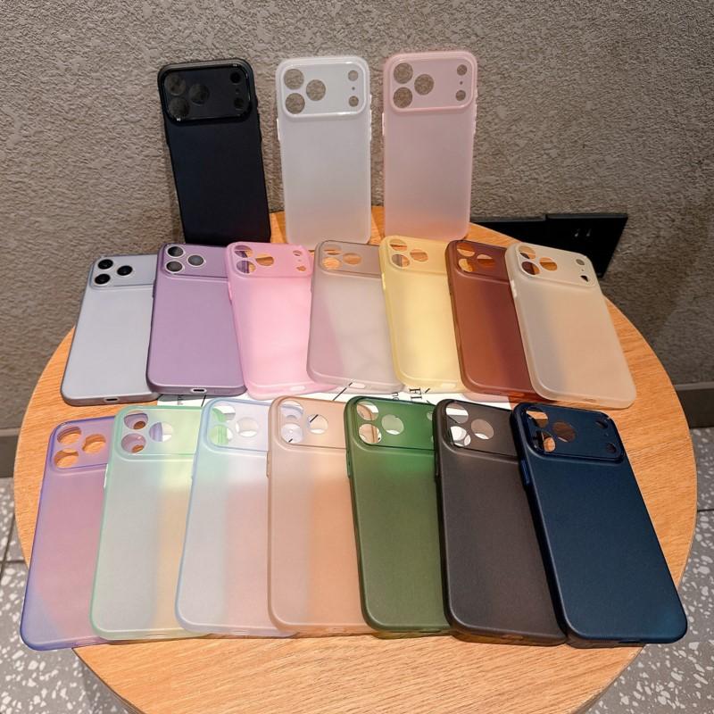 Luxury Ultra Thin Soft Silicone Case for iPhone 17 Air 16 15 14 Plus 13 12 Mini 11 Pro Max Clear Matte Rubber Shockproof Cover