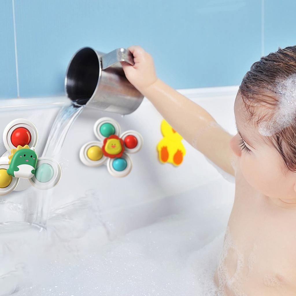 Suction Cup Toy, 3 Pieces Suction Cup Toy Baby With Suction Cup, Table Toy Baby Suction Cup, Sensory Toy For Baby