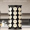 K Cups Holder Carousel Stand 40 Pods Storage Rack Rotating Coffee Capsule Organizer 360-Degree Rotating Coffee Pods Holder