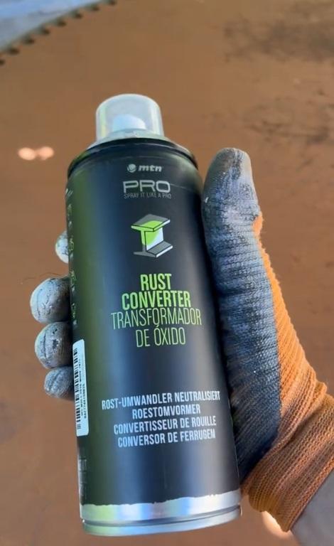 RUST CONVERTER NEUTRALIZER Spray 400ml Professional Rust Remover mtn Pro