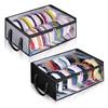 Large Capacity Baseball Cap Storage Box Space Saver Closet Organizer Case Cap Storage Bag Bedroom