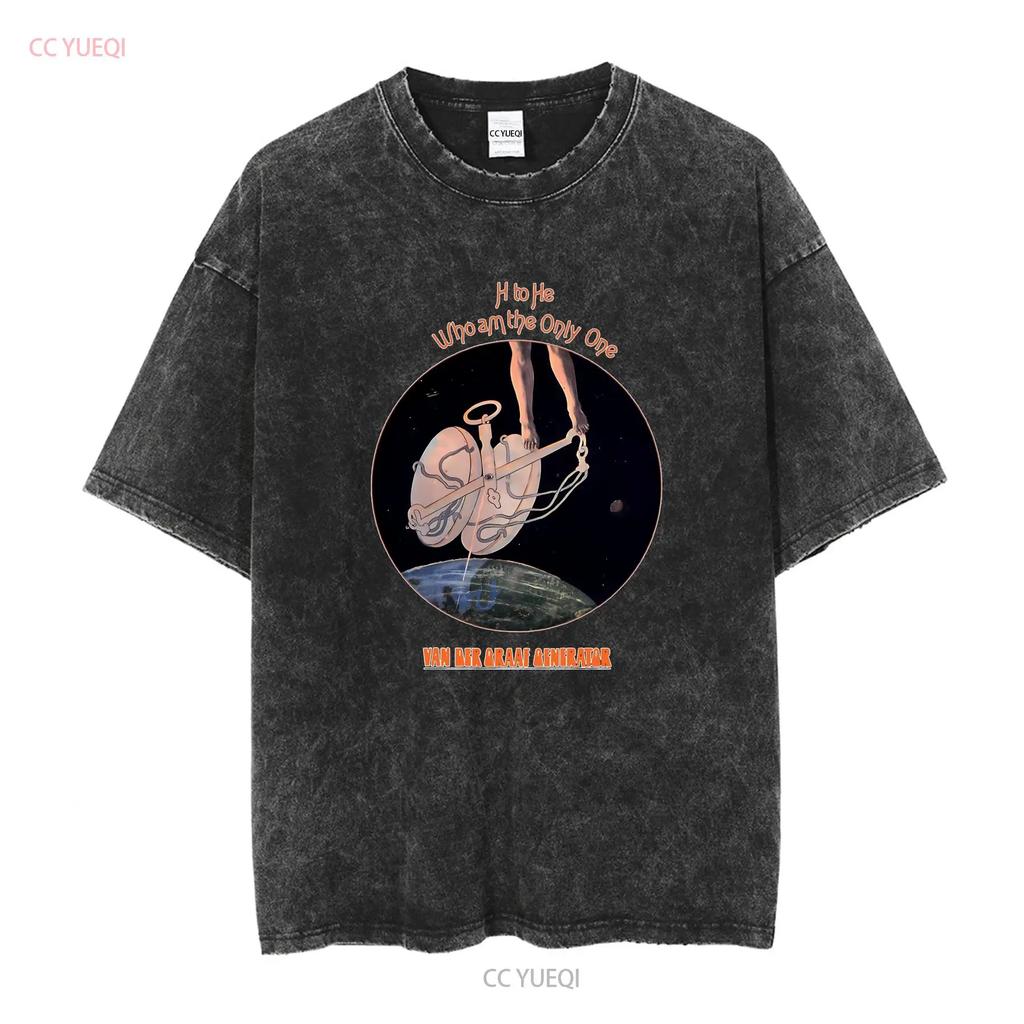 Генератор Ван де Граафа H to He Who Am the Only One Классическая футболка с длинным или коротким рукавом винтажная стираная унисекс немного