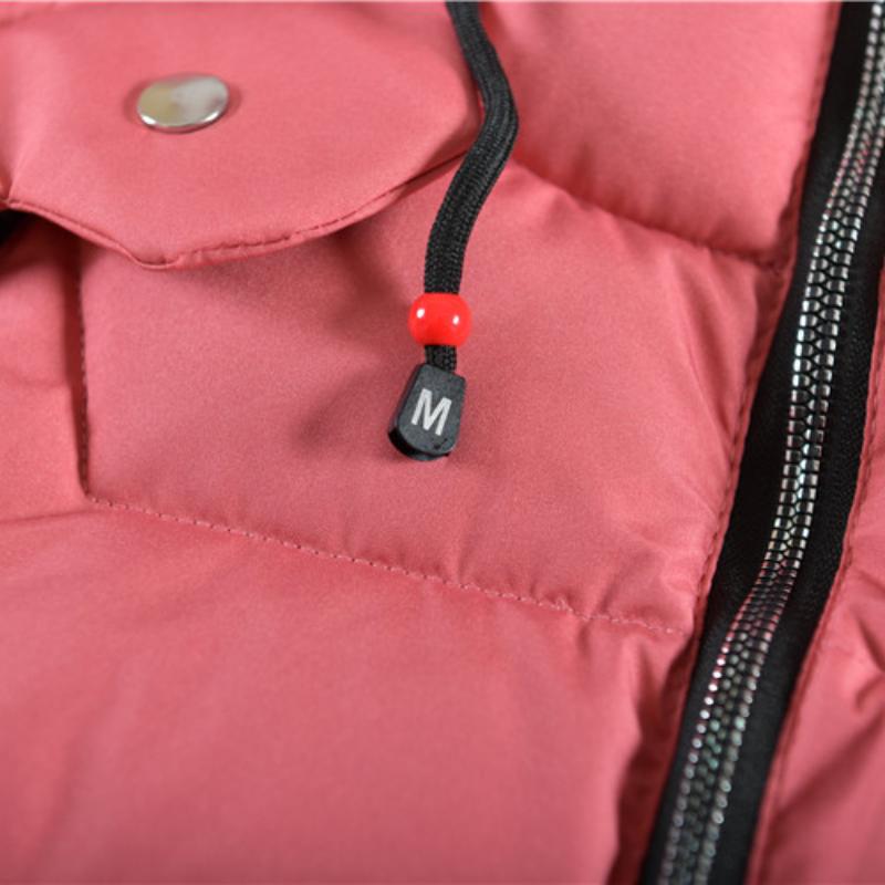 Girls Winter Clothing Children Medium and Long Down Jackets Fashion Hooded Cotton Padding Coats for Girl