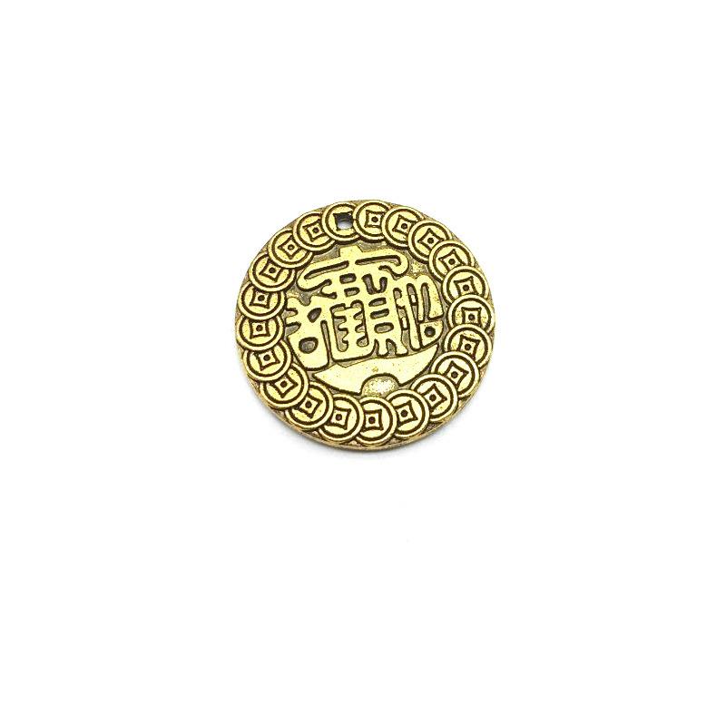 Китайские круглые ювелирные изделия Jinbao брелок подвеска металлические аксессуары декоративный кулон подарки для мужчин и женщин