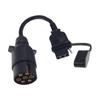 Trailer Connector European 7-Pin To American 4-Pin Without Brake Light Trailer Adapter Vehicle Tow Hitch Wire Plug for Vehicles