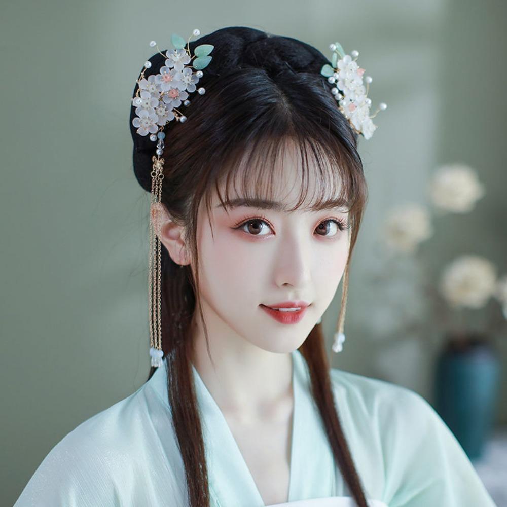 Кисточка Ханьфу палочка для волос жемчуг бабочка гребень для волос классический китайский стиль шпильки набор помолвка