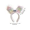 2024  Funny Plush Ugly Doll Hairband Female Winter Cute Cartoon Face Wash Hairband Hair Hoop Korean Girl Hair Grotto Headband
