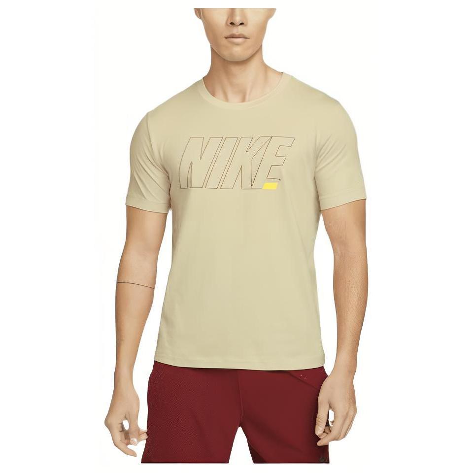 Nike Мужская футболка Плетеная желтая DM6256-206