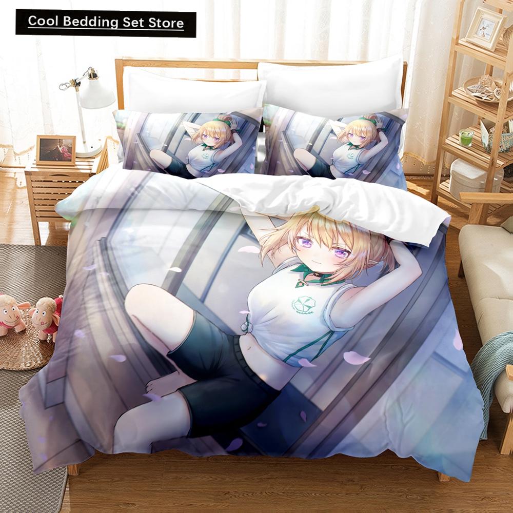 3D Print Anime Girls The Ryuo's Work Is Never Done Bedding Sets Duvet Cover Set With Pillowcase Twin Full Queen King Bedclothes