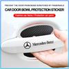 AABIG1 Car Door Sticker Carbon Fiber Scratches Auto Handle Protection Film Emblem For Mercedes Benz W205 W177 W212 W213 W221 W220 W176