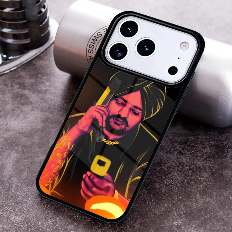 Indian Rapper Sidhu Moose Wala Phone Case for iPhone 17 16 15 Pro Max Air 14 13 12 11 Plus Shockproof Cover