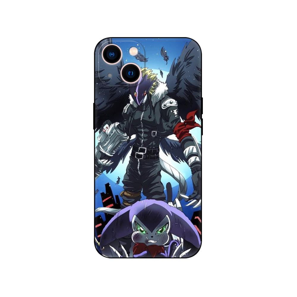 Black Tpu Case For Samsung Galaxy M53 M13 M62 A12 A22 A32 A42 A52 A72 4g 5g A20S Back Cover Digimon Dinosaur Anime