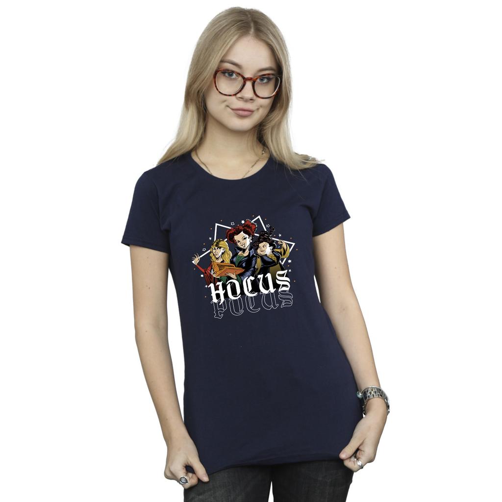 Футболка Hocus Pocus Womens/Ladies Stars из хлопка