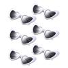 1Pc Bachelorette Party Heart Shaped Sunglasses Wedding Party for Women Men Bridemaid Glasses Team Groom and Groomsman Gift