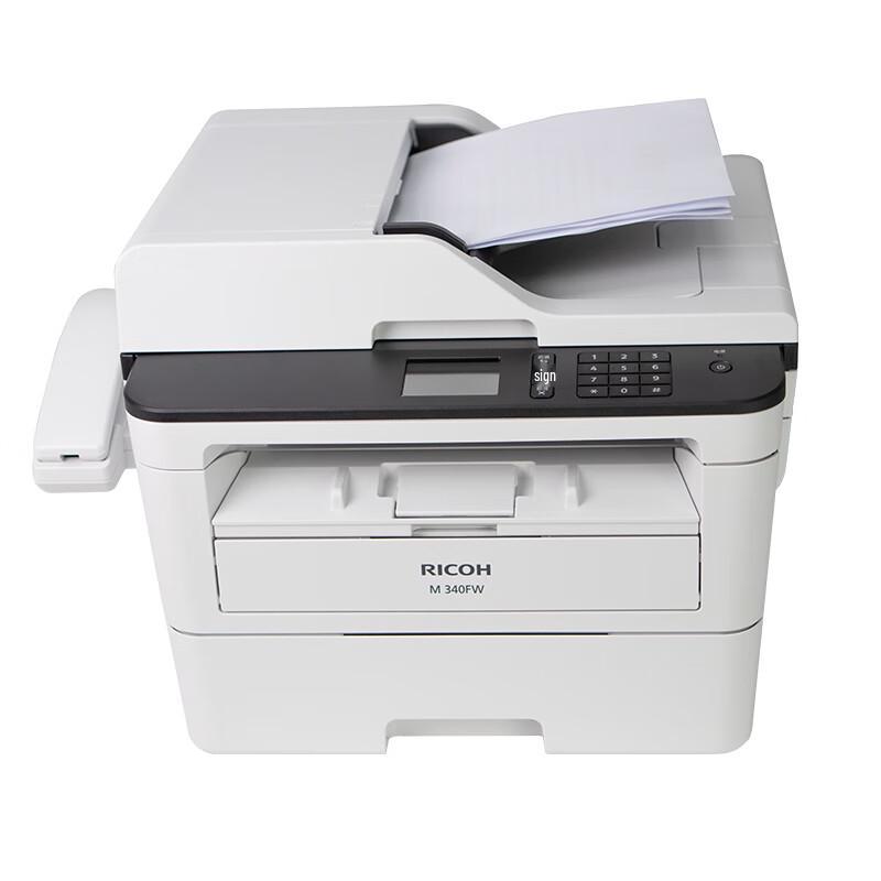 Ricoh M 340FW A4 Multifunction Mono Laser Printer CN plug (adapter included)