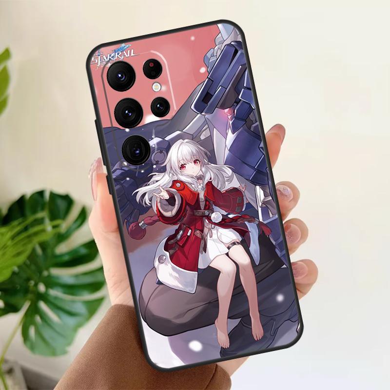 Мягкий чехол Honkai Star Rail для Samsung Galaxy S25 Ultra S21 S22 S23 S24 Plus S9 S10 S20 FE S24 FE