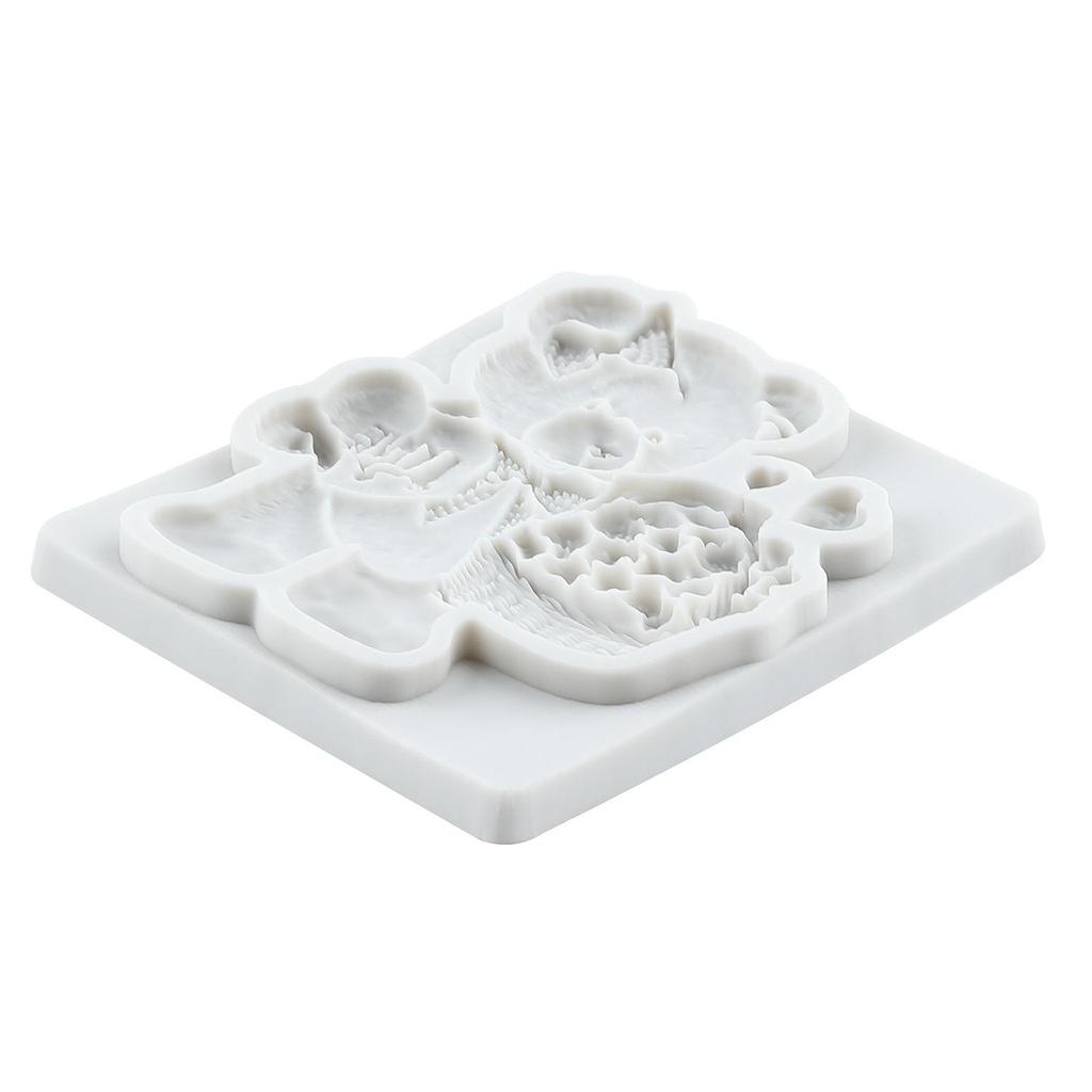 Bear Silicone Molds Bear Fondant Mold Cake Decorating Tools Cupcake Topper Candy Chocolate Gumpaste Mold
