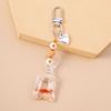 Aihua Creative Resin Waterbag Goldfish Keychains for Women Handag Pendant Keyring DIY Cute Phone Strap Jewelry Gifts