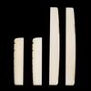 Bone Bridge Saddle and Nut, Set of 6 String Guitar Saddle and Nut, Guitar Replacement Part for Acoustic and Folk Guitar