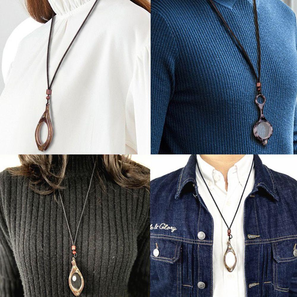 Gift For Partents Reading Glasses Presbyopic Glasses Hanging Neck Glasses Mini Elderly Glasses