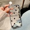 Ins Английский маленький любовь подходит для iPhone17Pro Max чехол для мобильного телефона 16/13 большое отверстие 14 нишевый 15