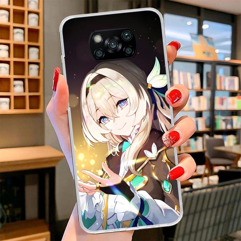 Чехол для телефона Honkai Star Rail Firefly для Xiaomi Poco F7 Ultra X7 X6 X5 Pro M7 Redmi 15C 15 13C 13 12C 12 10C 10 9A 9C 9T 9