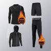 Men's Winter Quick-Dry Thermal Fitness Suit: Long-Sleeve Running & Training Underwear