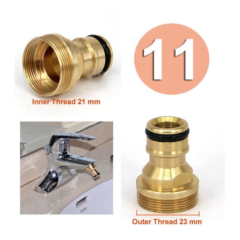 Rustresistant Brass Garden Pipe Connector With Quick Fit Fitting And Handy Switch Nozzle