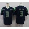 Seattle Seahawks Retro Embroidered Football Jersey Training Tee Men Women - Cotton Blend Athletic Top