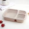 Ланч-бокс Штабелируемая коробка для бенто с 3 отделениями Многоразовые контейнеры для приготовления еды для детей и взрослых Крышка для сохранения свежести без бисфенола-А Легкое хранение