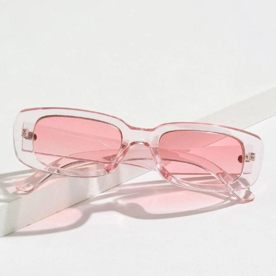 Унисекс очки Uv400 модные винтажные солнцезащитные очки женские/мужские брендовые дизайнерские ретро прямоугольные солнцезащитные очки популярные цветные квадратные очки