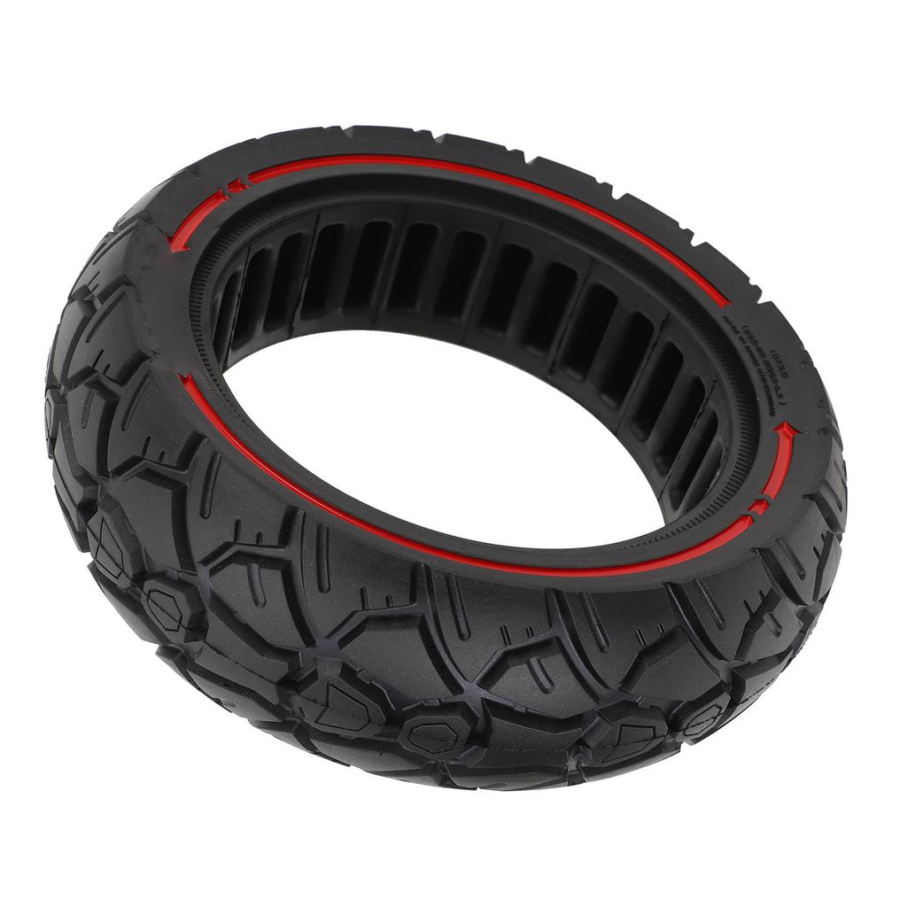 Сплошная шина для скутера 10 дюймов 10x3 255x80 8065?6.5 Красная линия универсальная для электросамоката KUGOO