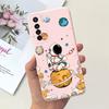 Для Tecno Camon 17 Pro CG6 Чехол Роскошный Мягкий Силикон Funda Черный Кот Астронавт Рисунок Для Tecno Camon 17P Camon17 Чехол Capas