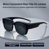 Sun Glasses for Driving Riding Square Shades Polarized Wrap Around Fit Over Glasses Sunglasses