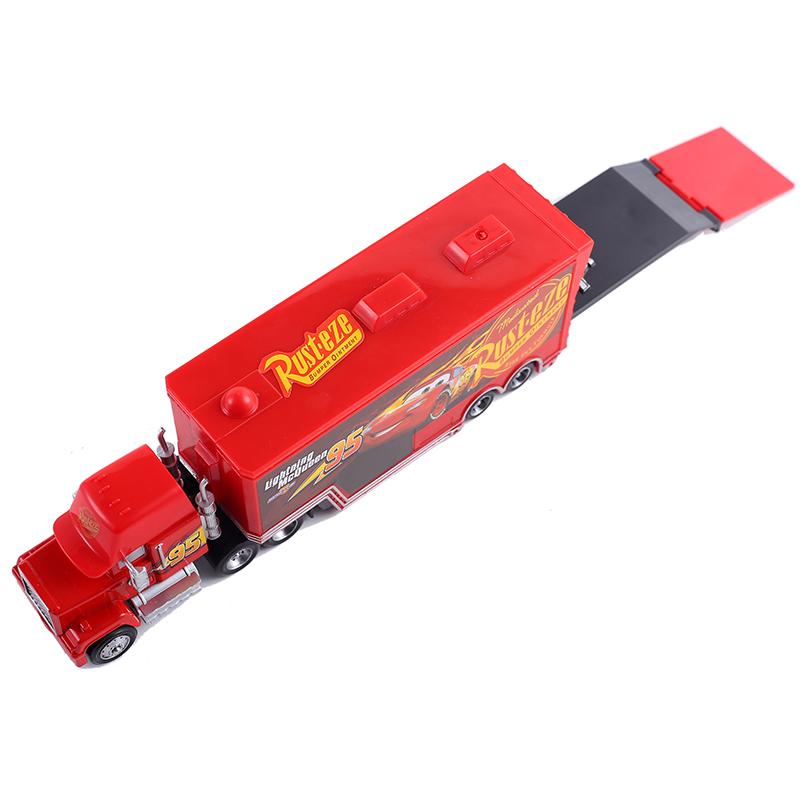 Пиксар Тачки Модель Грузовика Машинка Аниме Фигурка Мак Полуприцеп Rust-eze Гоночные Игрушки Подарки на День Рождения Детей